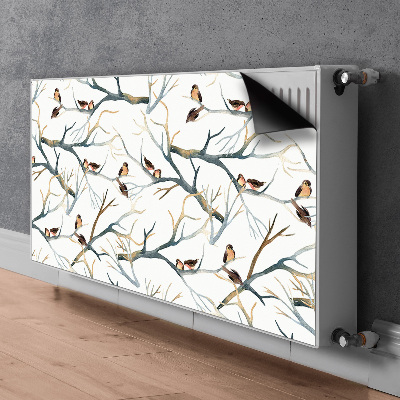 Dekoracija za radiatorje Vrabci na vejah