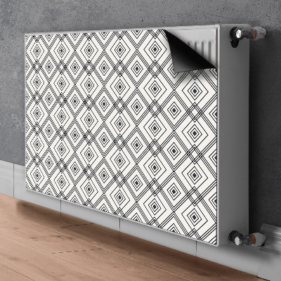 Pokrov za radiator PVC Geometrijska iluzija
