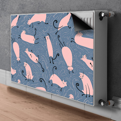 Dekoracija za radiatorje Risane mačke