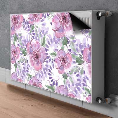 Pokrov radiatorja Vijolični cvetovi