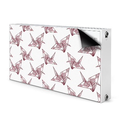 Pokrov radiatorja Origami ptice