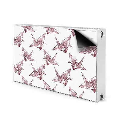 Pokrov radiatorja Origami ptice