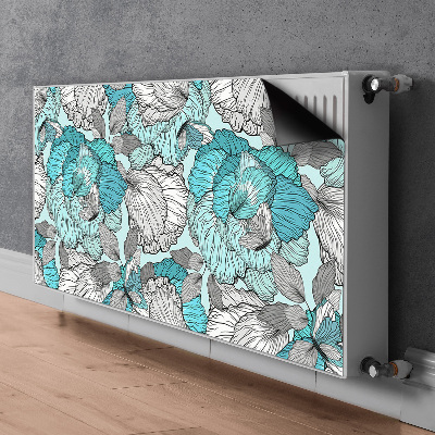 Dekoracija za radiatorje Cvetje doodle