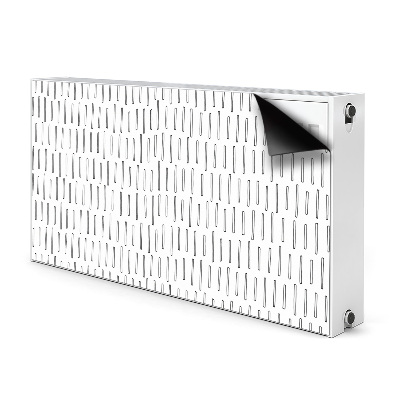 Pokrov za radiator PVC Narisane črte