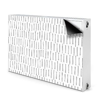 Pokrov za radiator PVC Narisane črte