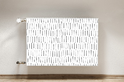 Pokrov za radiator PVC Narisane črte