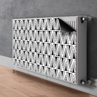 Dekoracija za radiatorje Triangles vzorec boho