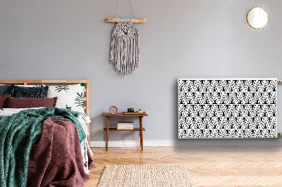 Dekoracija za radiatorje Triangles vzorec boho