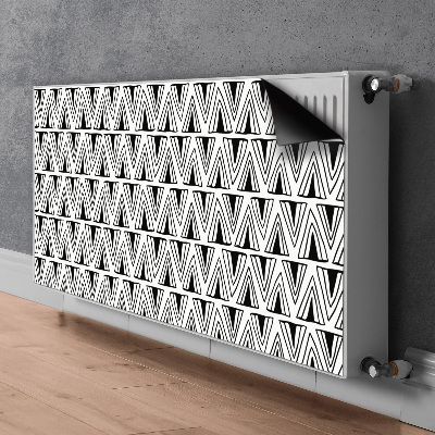 Dekoracija za radiatorje Triangles vzorec boho