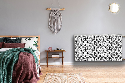 Dekoracija za radiatorje Triangles vzorec boho