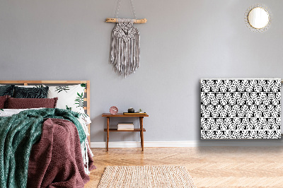 Dekoracija za radiatorje Triangles vzorec boho