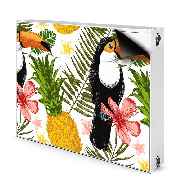 Dekoracija za radiatorje Toucan in ananas