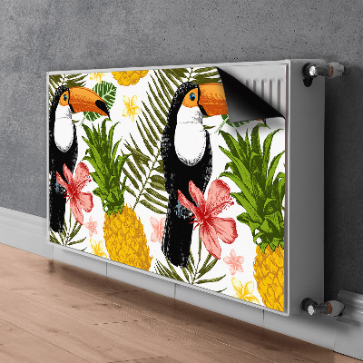 Dekoracija za radiatorje Toucan in ananas