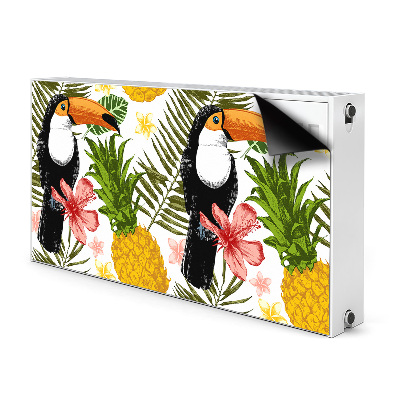 Dekoracija za radiatorje Toucan in ananas