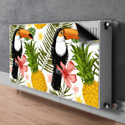 Dekoracija za radiatorje Toucan in ananas