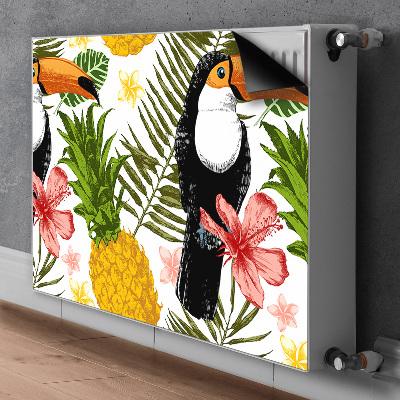 Dekoracija za radiatorje Toucan in ananas