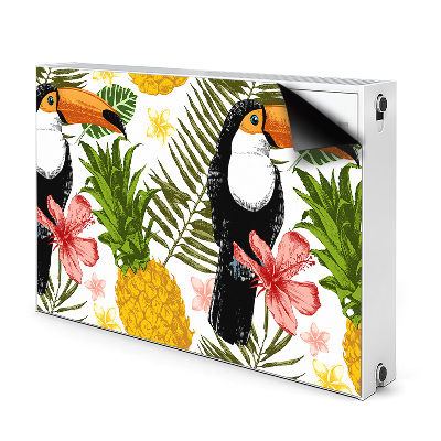 Dekoracija za radiatorje Toucan in ananas