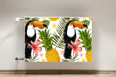 Dekoracija za radiatorje Toucan in ananas