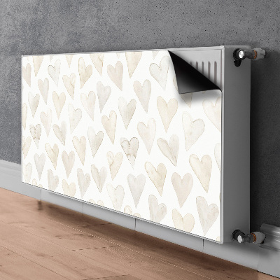 Pokrov za radiator PVC Subtilna srca