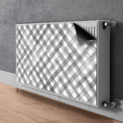 Pokrov za radiator PVC Siva rešetka