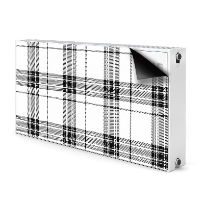 Dekoracija za radiatorje Plaid vzorec