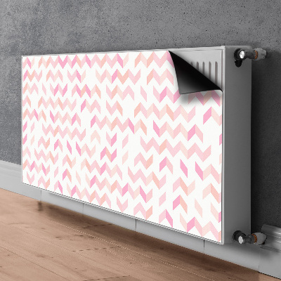 Pokrov za radiator PVC Geometrična jelska kost