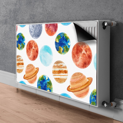 Dekoracija za radiatorje Pisani planeti