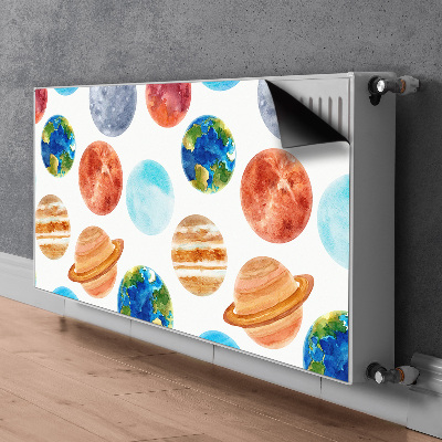 Dekoracija za radiatorje Pisani planeti