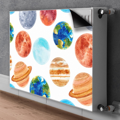 Dekoracija za radiatorje Pisani planeti