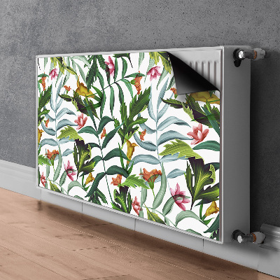 Pokrov za radiator PVC Tropska flora