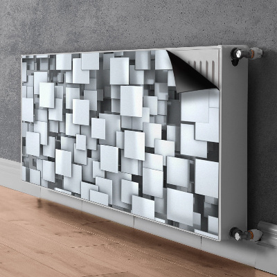 Pokrov za radiator PVC Sivi bloki