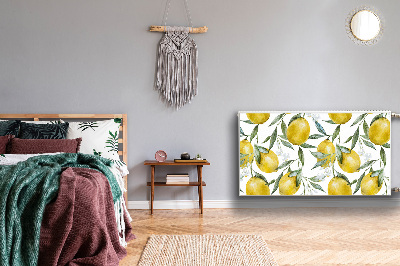 radiatorska pokrov Pobarvane limone