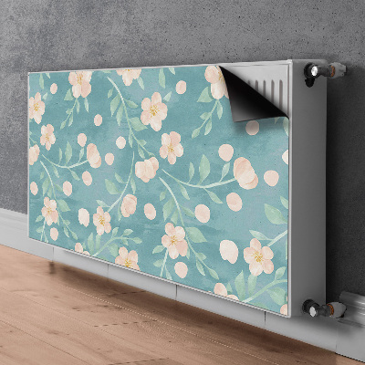 Pokrov radiatorja Pastelne rože