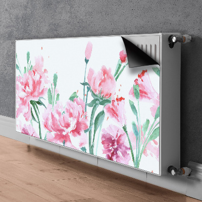 Pokrov za radiator PVC Roza cvetje