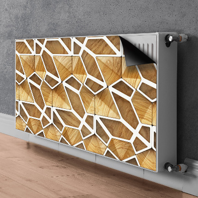 Pokrov radiatorja Leseni vzorec