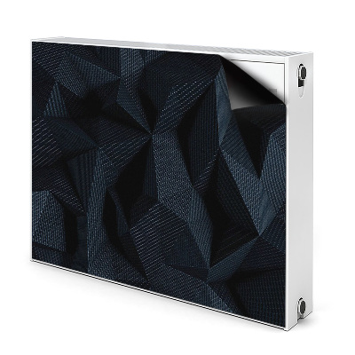 Pokrov za radiator PVC Geometrijska 3d grafika