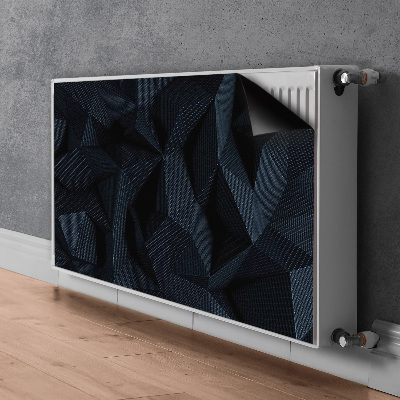 Pokrov za radiator PVC Geometrijska 3d grafika