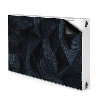 Pokrov za radiator PVC Geometrijska 3d grafika