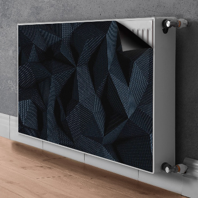 Pokrov za radiator PVC Geometrijska 3d grafika