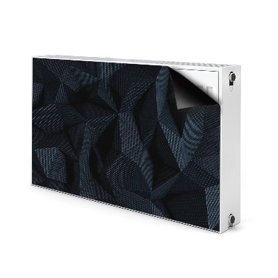 Pokrov za radiator PVC Geometrijska 3d grafika