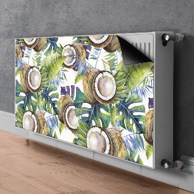 Pokrov za radiator PVC Kokosi in listi