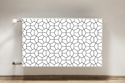 Pokrov za radiator PVC Geometrijske oblike