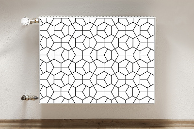 Pokrov za radiator PVC Geometrijske oblike