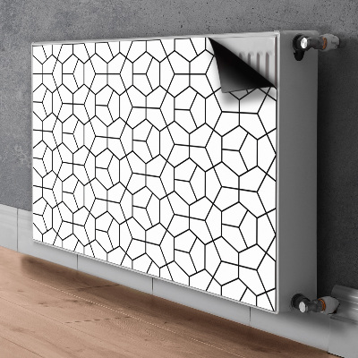 Pokrov za radiator PVC Geometrijske oblike