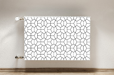 Pokrov za radiator PVC Geometrijske oblike