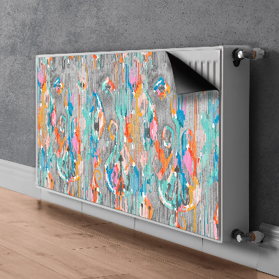 Pokrov za radiator PVC Grafiti