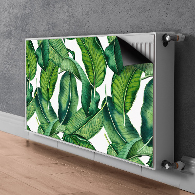 Dekoracija za radiatorje Zeleni veliki listi