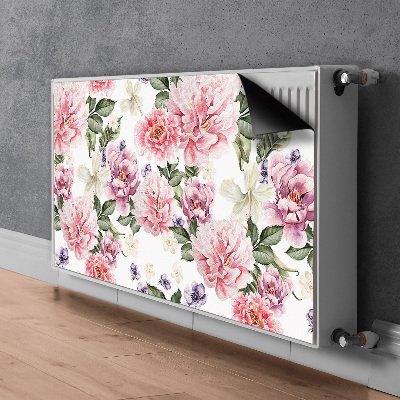 Pokrov za radiator PVC Umetniško cvetje