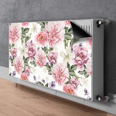 Pokrov za radiator PVC Umetniško cvetje