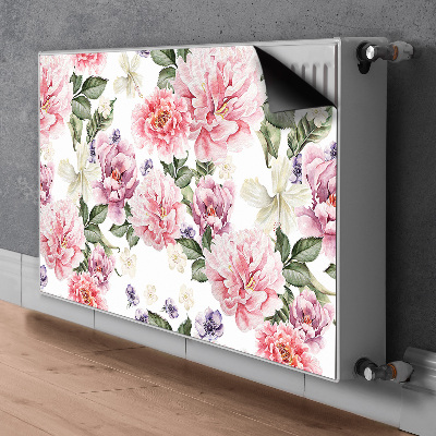 Pokrov za radiator PVC Umetniško cvetje